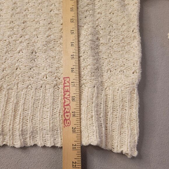Miss Me Knit Cream Sweater Size Medium - Picture 4 of 6